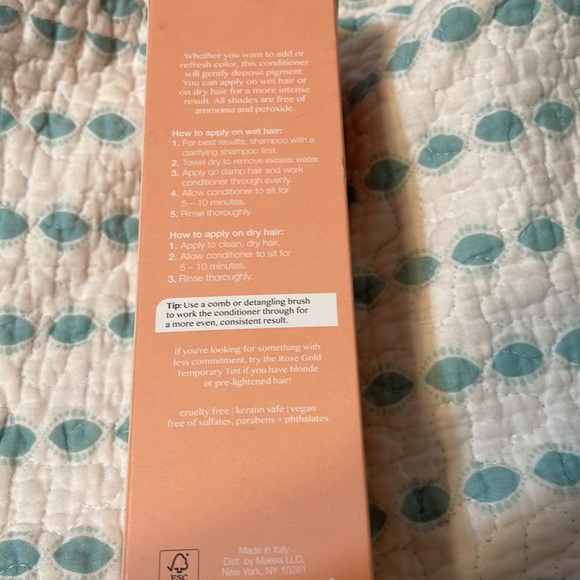 NIB Kristen Ess Color Depositing Conditioner - Coral Rose - Picture 3 of 6